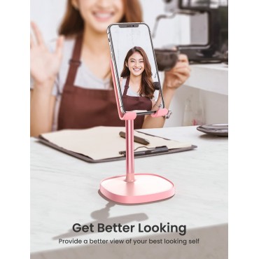 Pink Kitchen Accessories Kawaii Cell Phone Stand