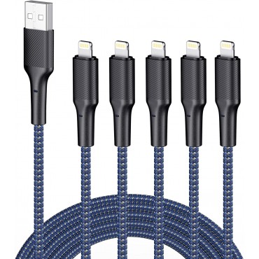 Phone Charger Cable 10ft 5Pack