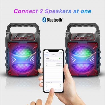  Bluetooth Portable Speaker (Red)