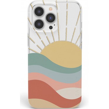 Z13 Cute Colorblock Sunset Case