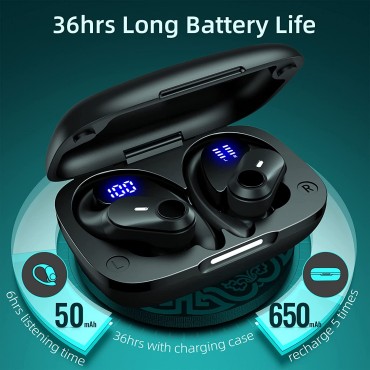 Wireless Earbuds with Wireless Charging Case