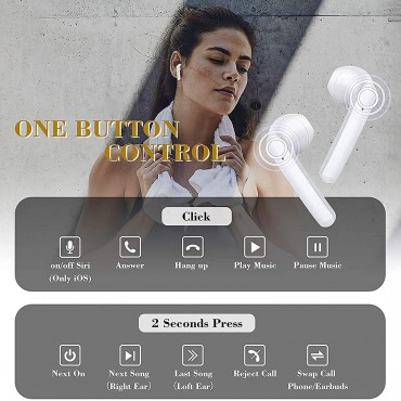 Wireless Earbud Bluetooth 5.0