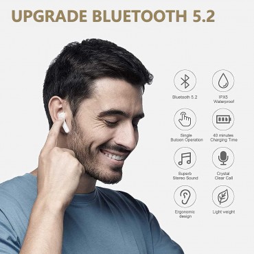 Wireless Earbud Bluetooth 5.0