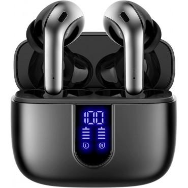 Wireless Earbuds with Wireless Charging Case