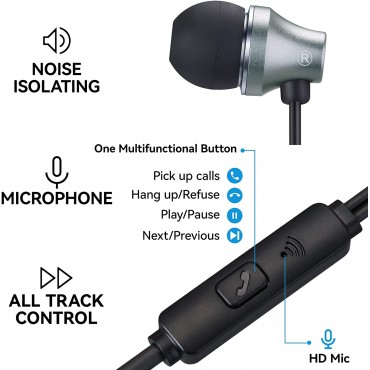 Earphones with Microphone Remote