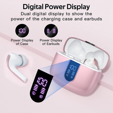 Earphones with Wireless Charging Case