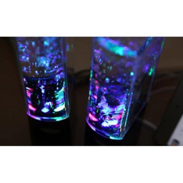 Colorful LED Water Speaker (Black)