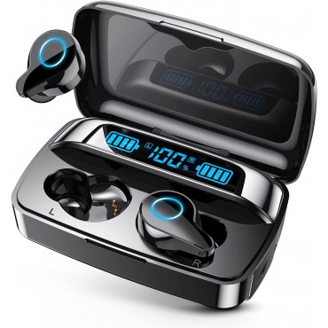 Headphones with 1800mAh Charging Case