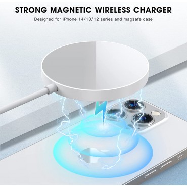 Magnet Charging Pad (white)