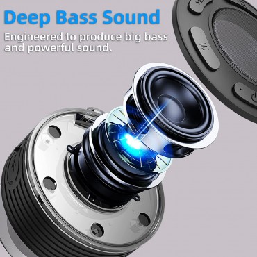 Bluetooth Wireless Speakers with Suction Cup