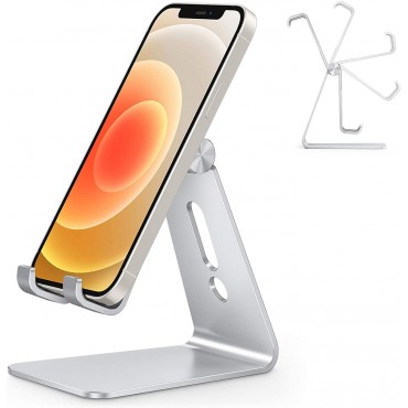 C2 Aluminum Desktop Phone Dock Holder (Silver)