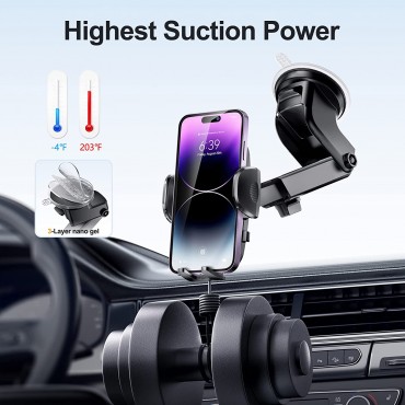 2022 Upgraded Car Phone Holder Mount (3 in 1)