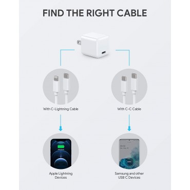 USB C Wall Charger 20W for Phone