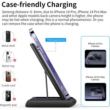 3 in 1 Wireless Charger Station