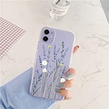 Phone Case, Clear Cute Flower Design