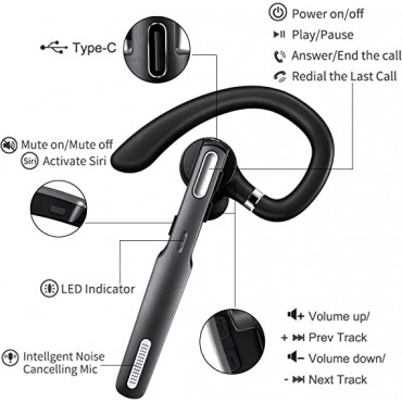 ICOMTOFIT Bluetooth Headset (Gray)